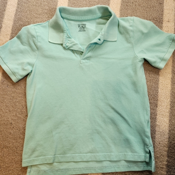 The Children's Place Other - The Children's Place Light Blue Polo Shirt Spring/Easter